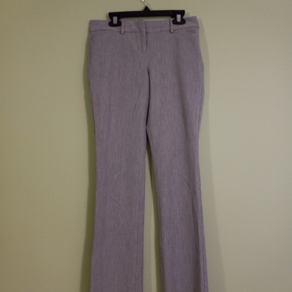 Express Columnist Straight Gray Slacks